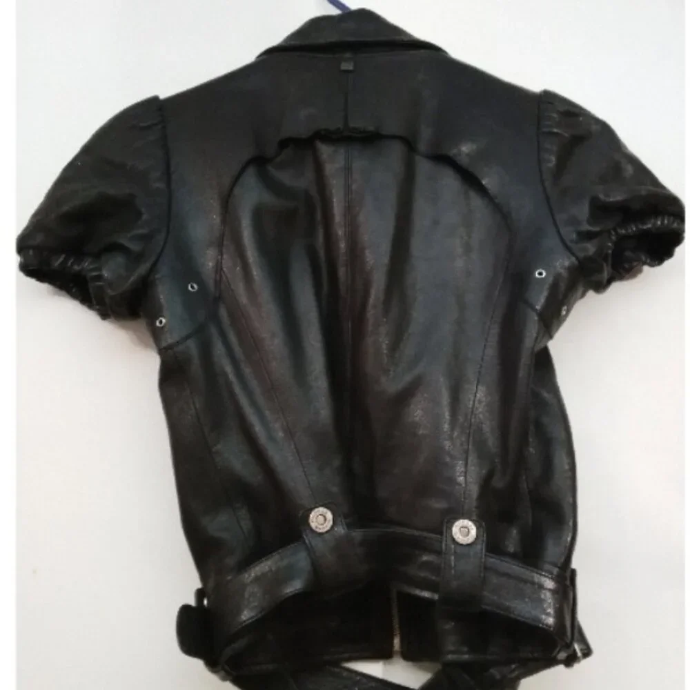 ISO - Rudsak vintage leather puff sleeved jacket - Picture 2 of 3